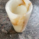 Vase vintage en onyx 1970