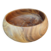 Coupe/ saladier en bois d'olivier