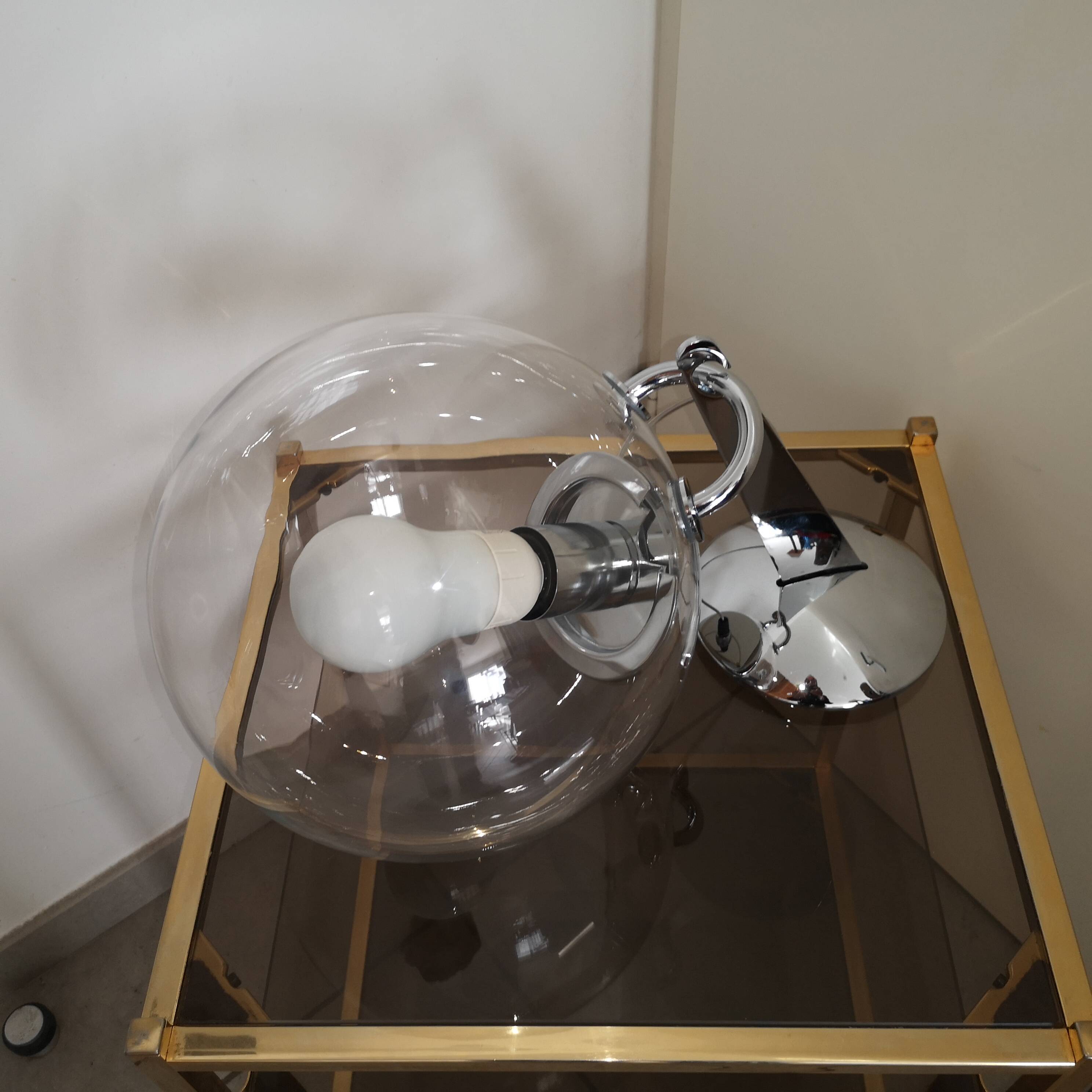 Miconos wall light by Ernesto Gismondi for Artemide in blown glass.