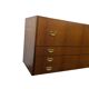 Vintage basse commode en bois / armoire à archives