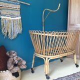 Rattan cradle