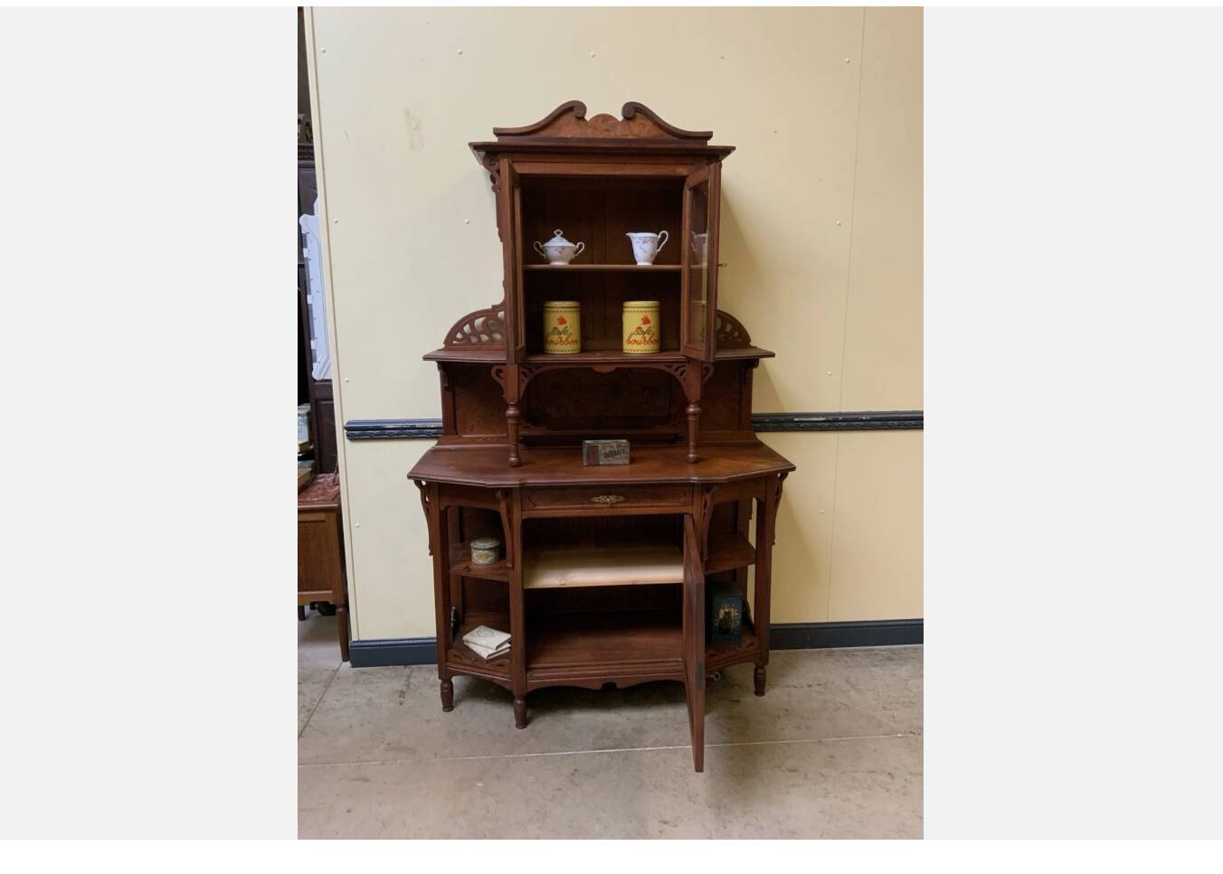 Antique - Buffet, Vertiko, Sideboard, Art Nouveau