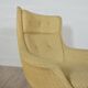 Large vintage swivel shell chair