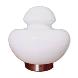 Space Age table lamp in white opaline, 1970s