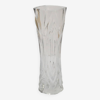 Crystal vase, Cristal D'Arques, France, 1970s.