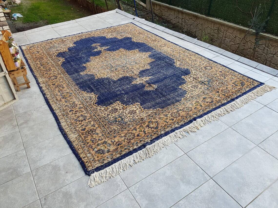 Tapis de salon Oushak grande taille sku 1072