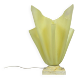 Vintage yellow Corolle table lamp