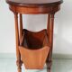Healed Louis XVI with rattan magazine holder