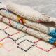 Large handmade colourful rug, 300 x 210 cm - G1081