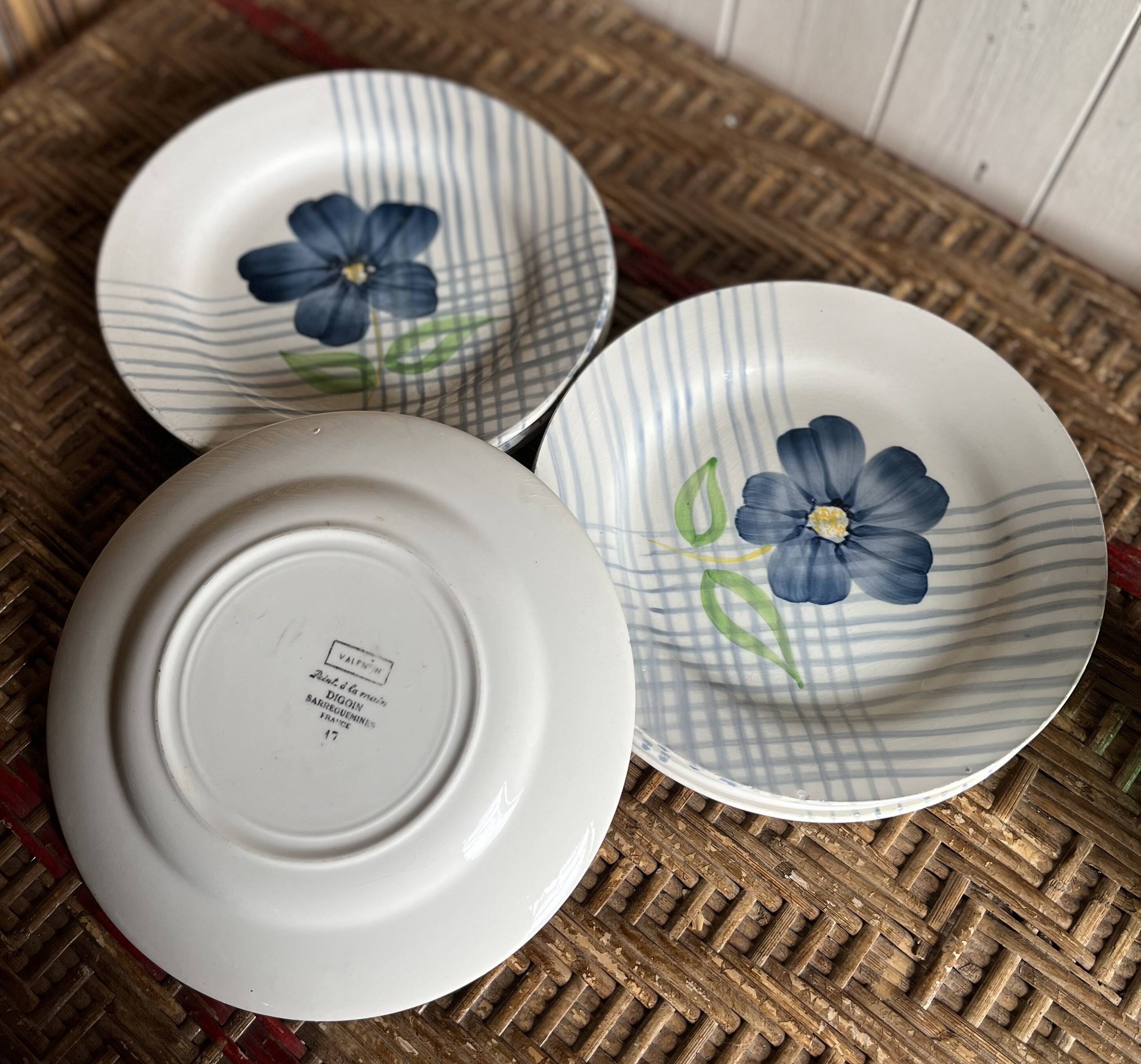 Digoin plates series Valentin x10