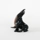 Figurine d'otarie en porcelaine, design danois, années 1970, fabricant : Bing & Grø