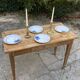 Table de ferme ou bureau vintage