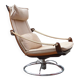 Ake fribytter for nelo sweden swivel leather lounge chair