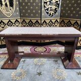 Bench in canework art deco period