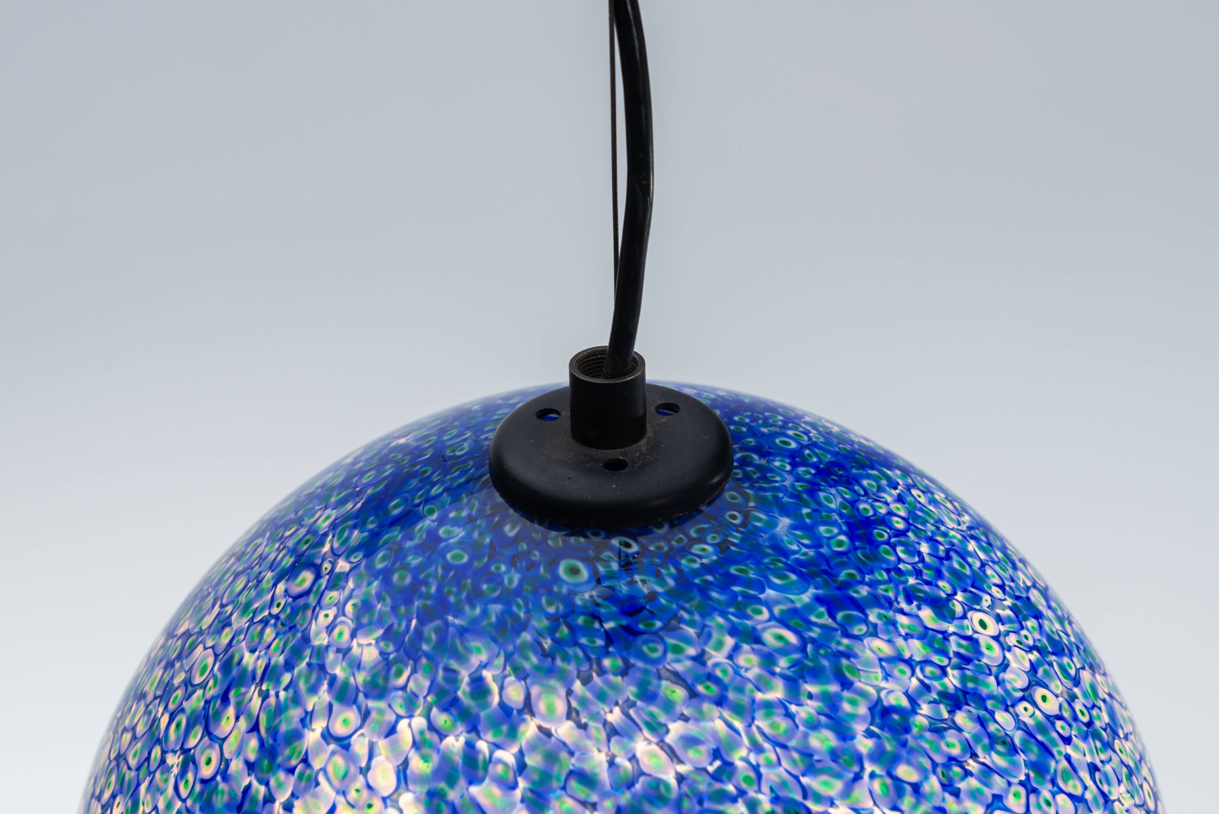 Gae Aulenti ‘‘Neverrino’’ pendant by Vistosi, Italy, 1970s