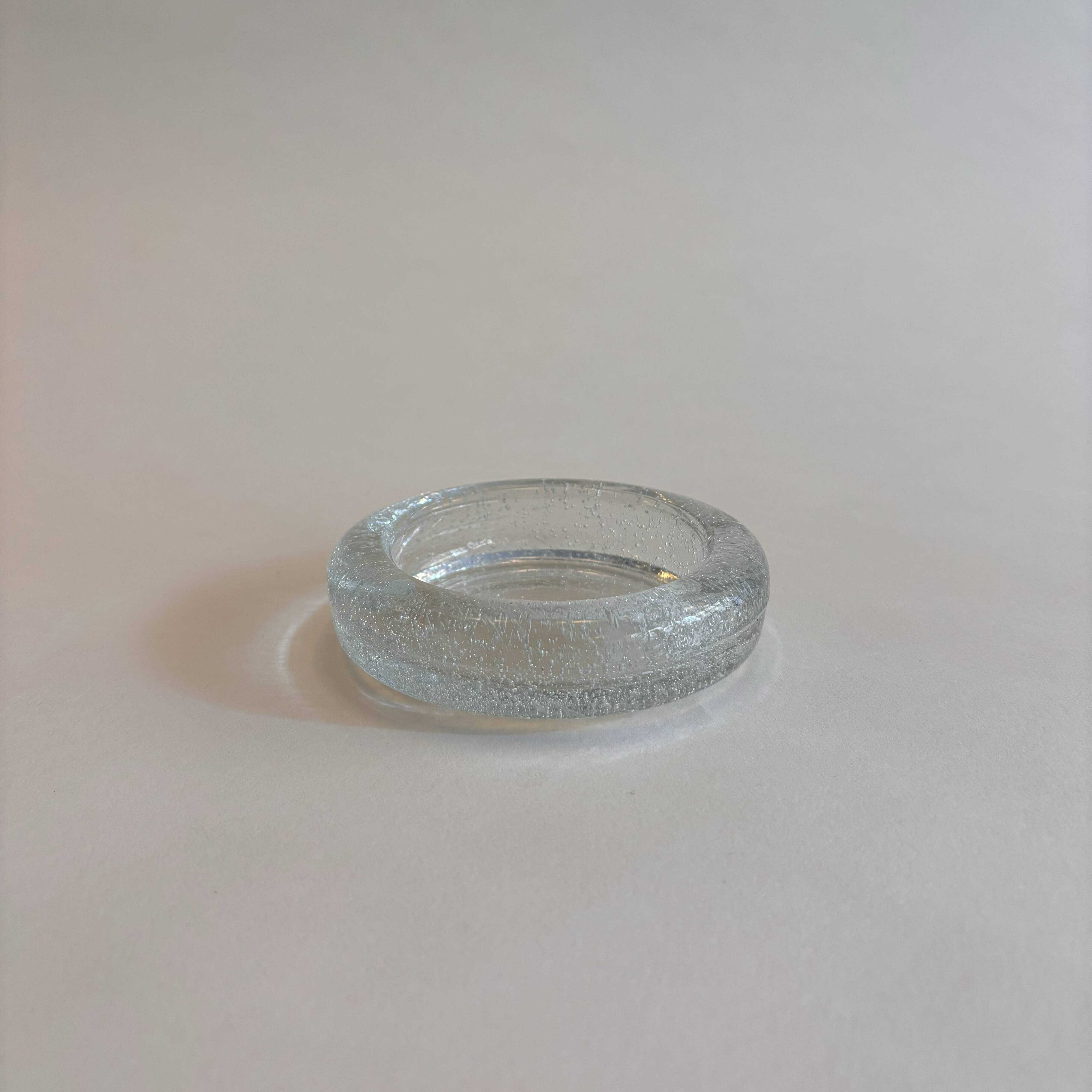 Vintage glass empty pocket