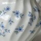 White porcelain creamer with small blue flowers – Milk jug