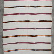 6x8 pinstriped turkish rug, 184x253cm