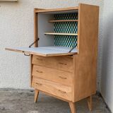 Secretary dresser vintage compass feet 1950