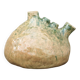 Vintage glazed ceramic soliflore, La Borne pottery, countryside, brutalist.