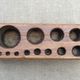 Old box 12 weight flat head brass from 1g to 500g for complete scale