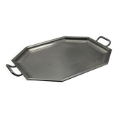 Vintage French metal serving tray