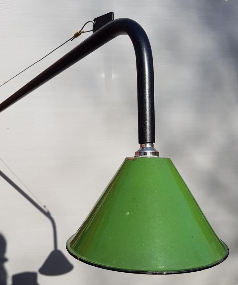 Wall light wall gallows JIB 120 black and green