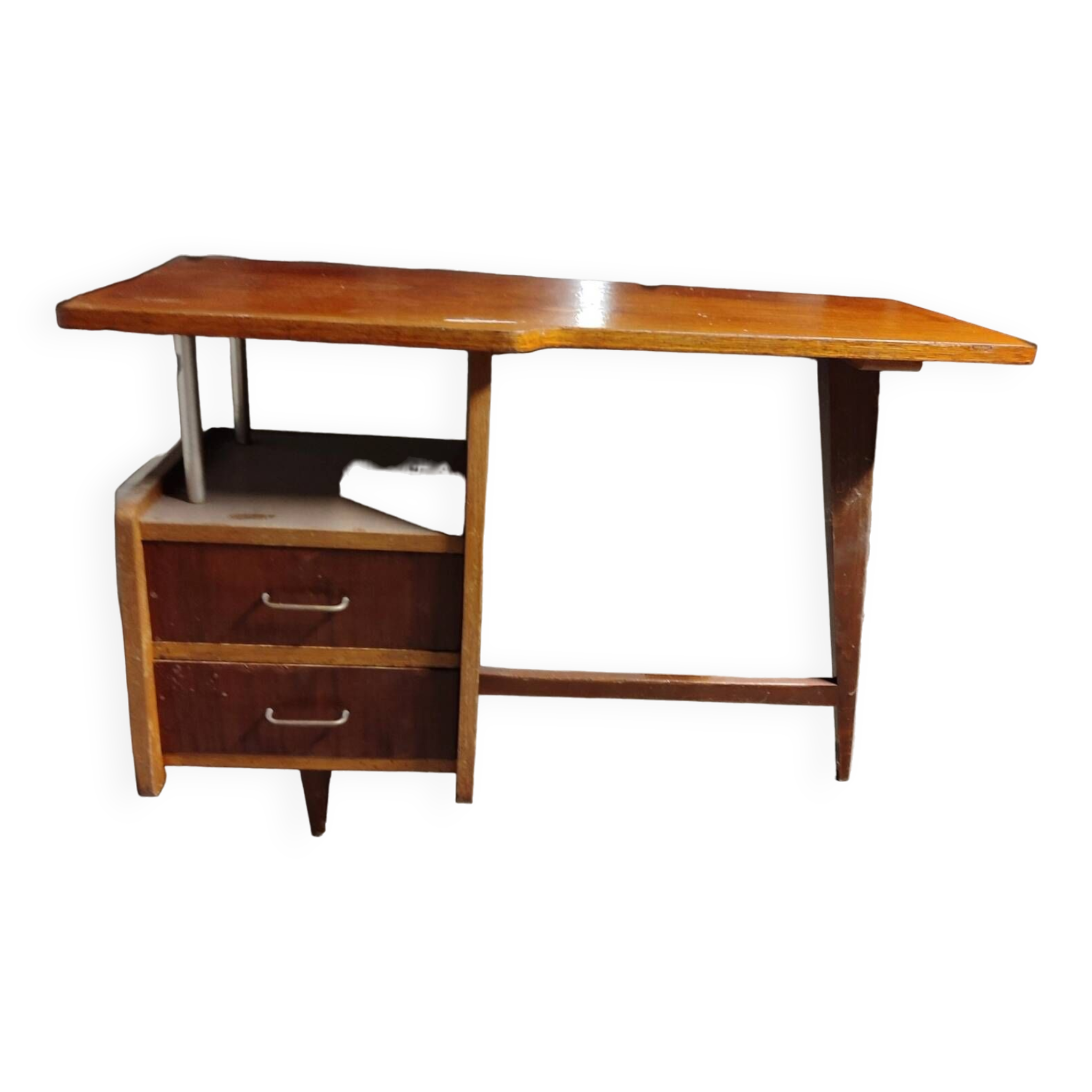 Vintage wooden desk from the 60s