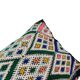 Berber Kilim cushion with 2 pom poms