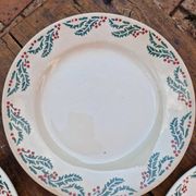 Set of 7 Flat Plates Holly Model HB
