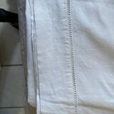 MD embroidered white sheet