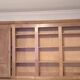 Library in solid cherry wood, Louis Philippe style.