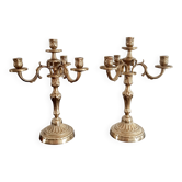 bronze candlesticks