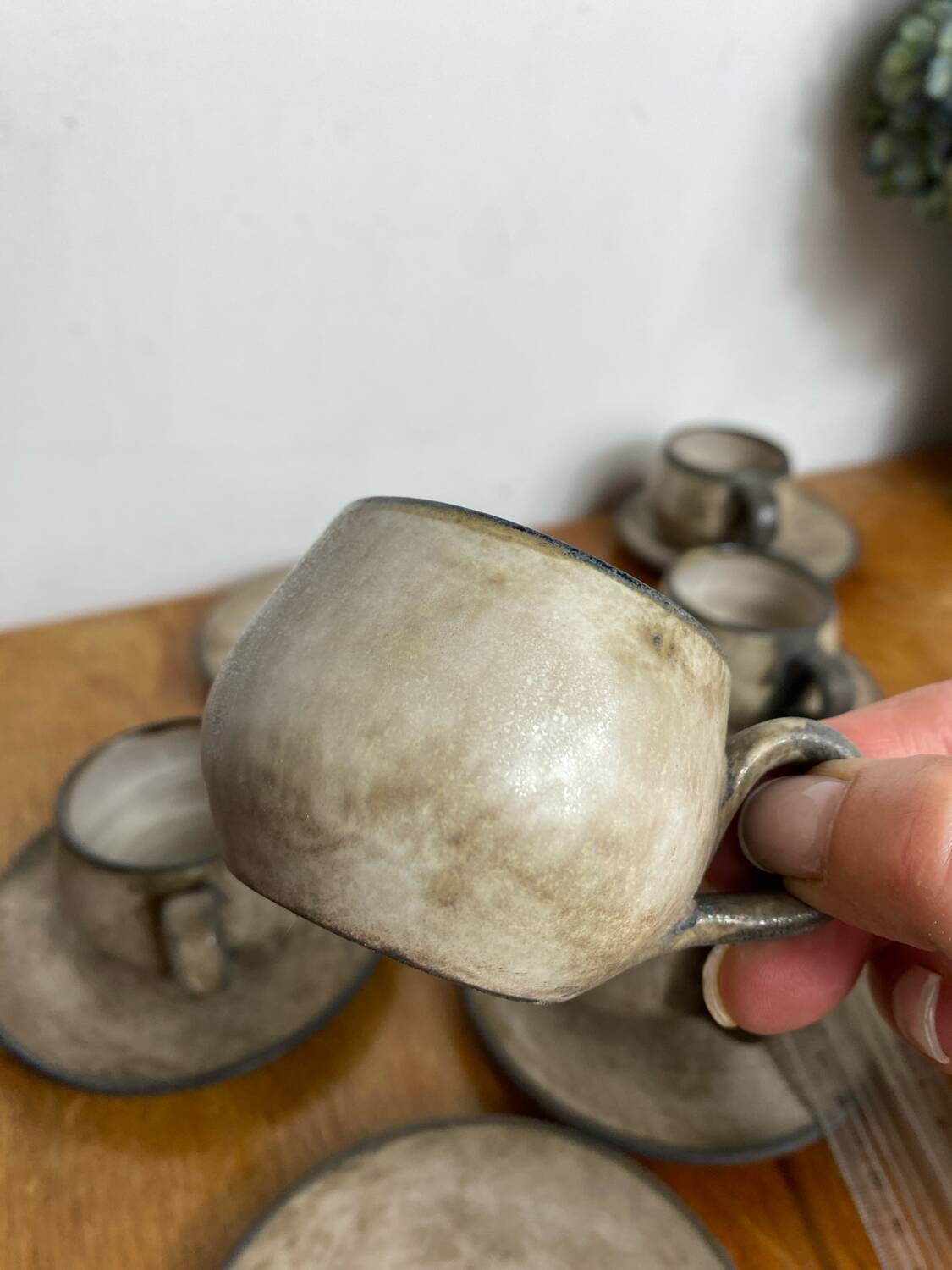Coffee service, ceramic, Félix Céram, Vallauris