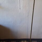 Mid century brass banker's adjustable floor lamp, 1970s