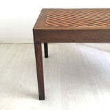 Table low vintage inlaid