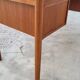 Danish Scandinavian desk in vintage teak 5 drawers, 1950s