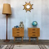 Paire de mini commodes des années 50 60