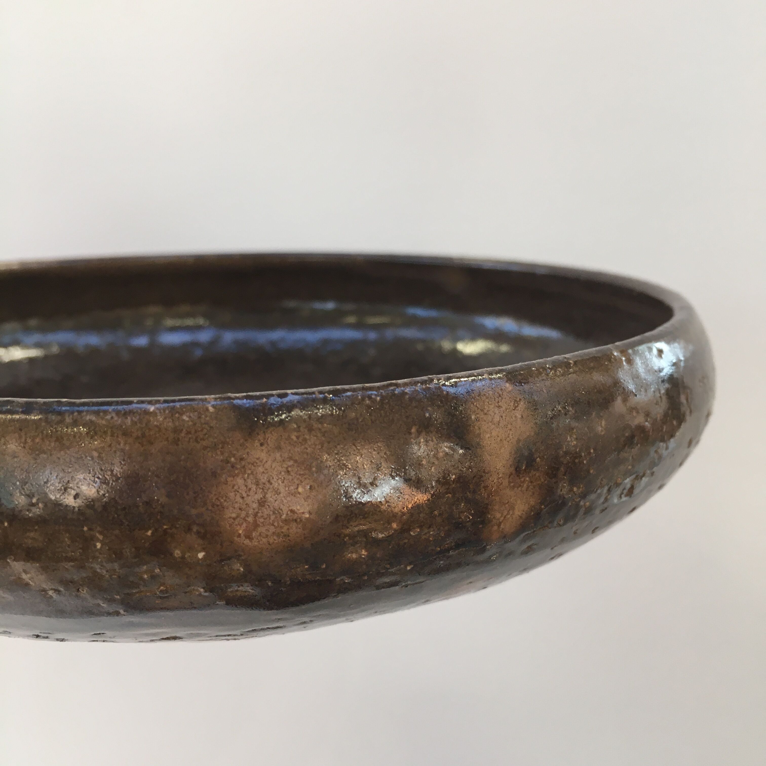 Series of three hollow plates in Jean Marais ceramic