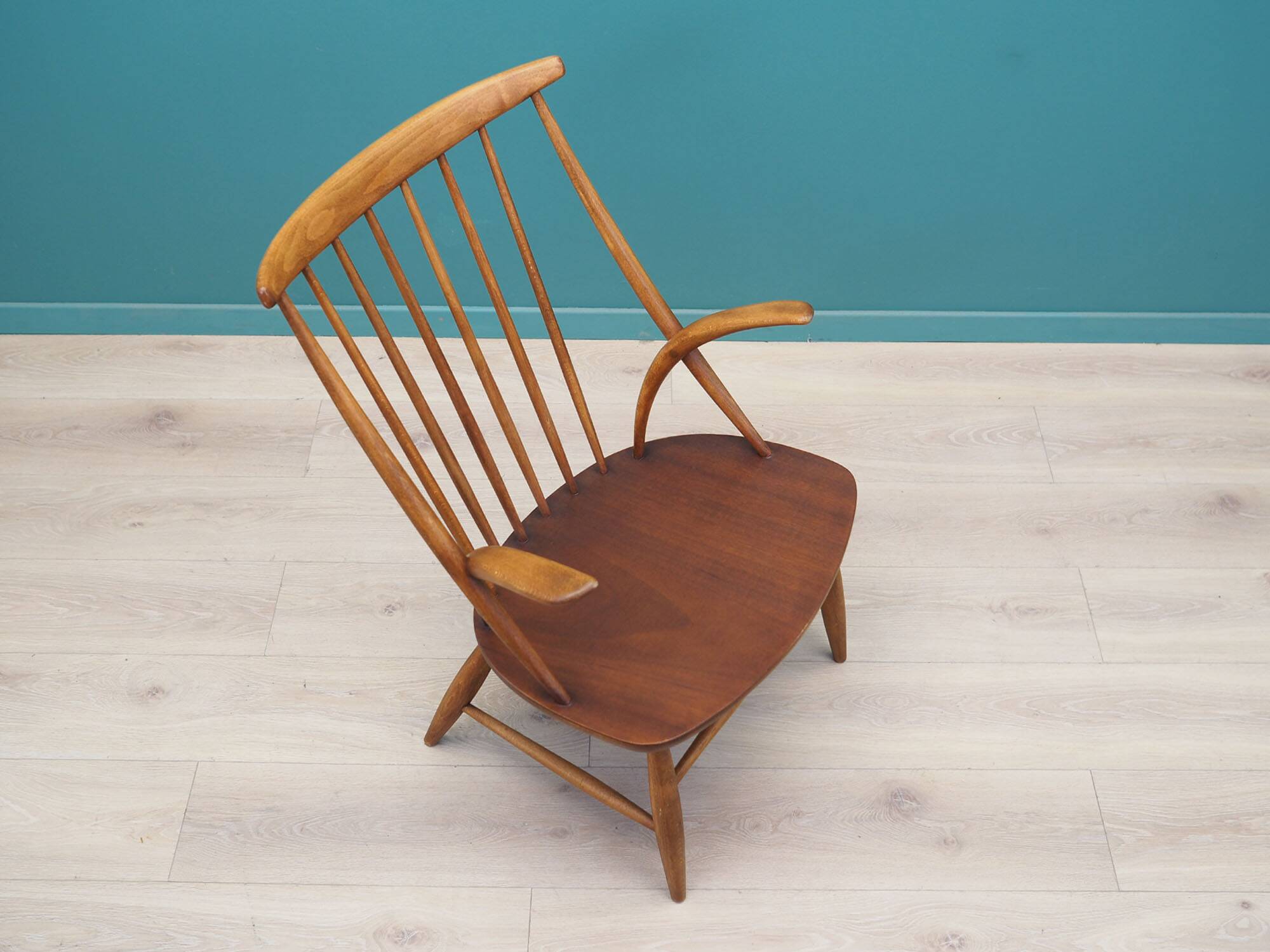 Beech chair, Danish design, 1960s, designer: Illum Wikkelsø, manufacture: N