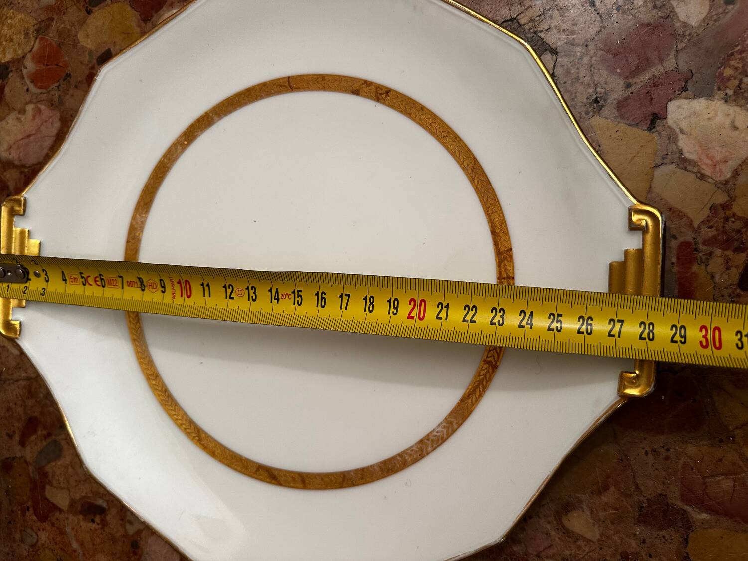 F. Legrand Limoges - Service à Dessert 2 Plat Gâteaux/Tartes + 11 assi