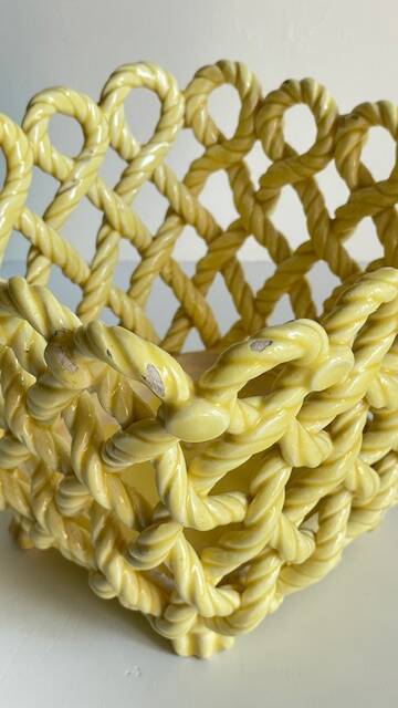 Vintage Braided Cache-Pot