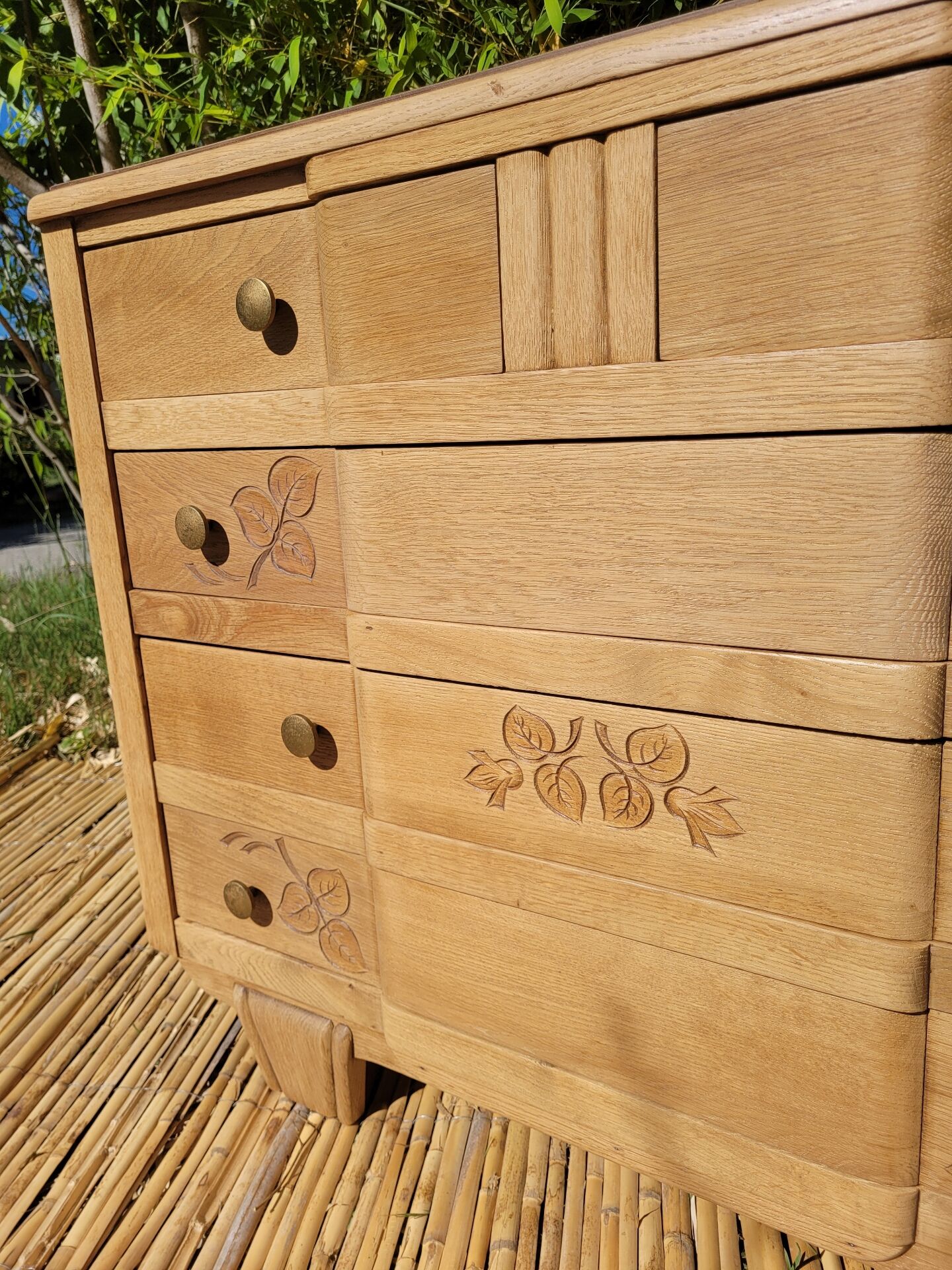 Solid wood chest of drawers - renovated - unique piece