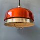Suspension UFO Space Age orange transparente
