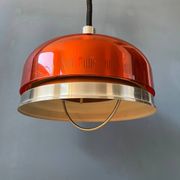 Suspension UFO Space Age transparent orange
