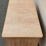 beautiful vintage desk 1940/50 with 1 sanded and raw drawer unit