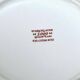 Vintage porcelain service: salad bowl and 8 small bowls.