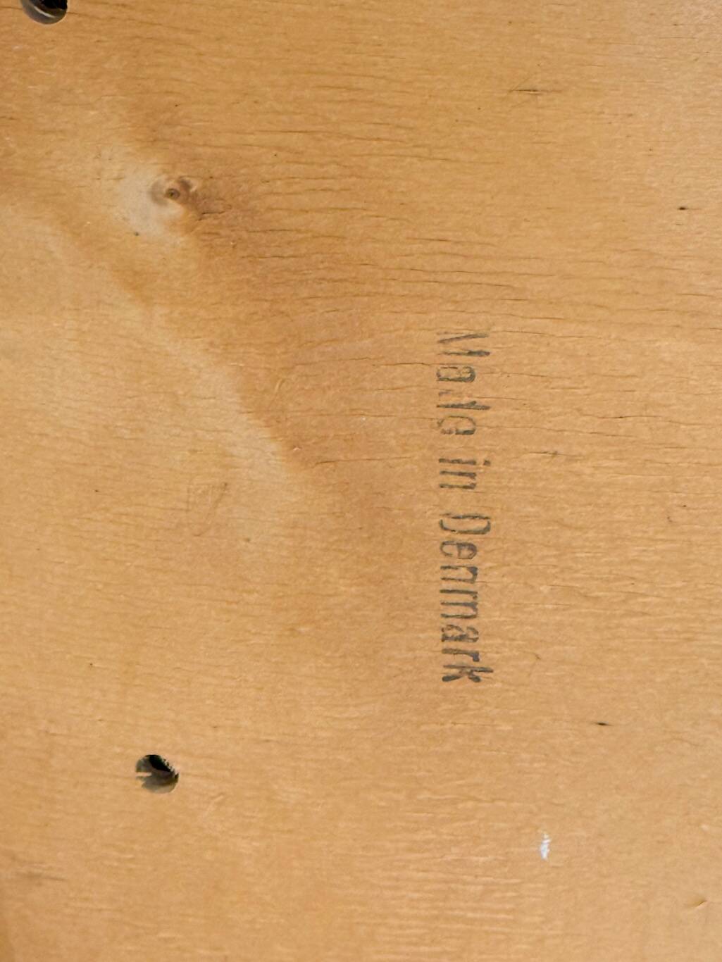 A Set Of Six Danish Dining Chairs (Original Condition And Uphosltery)