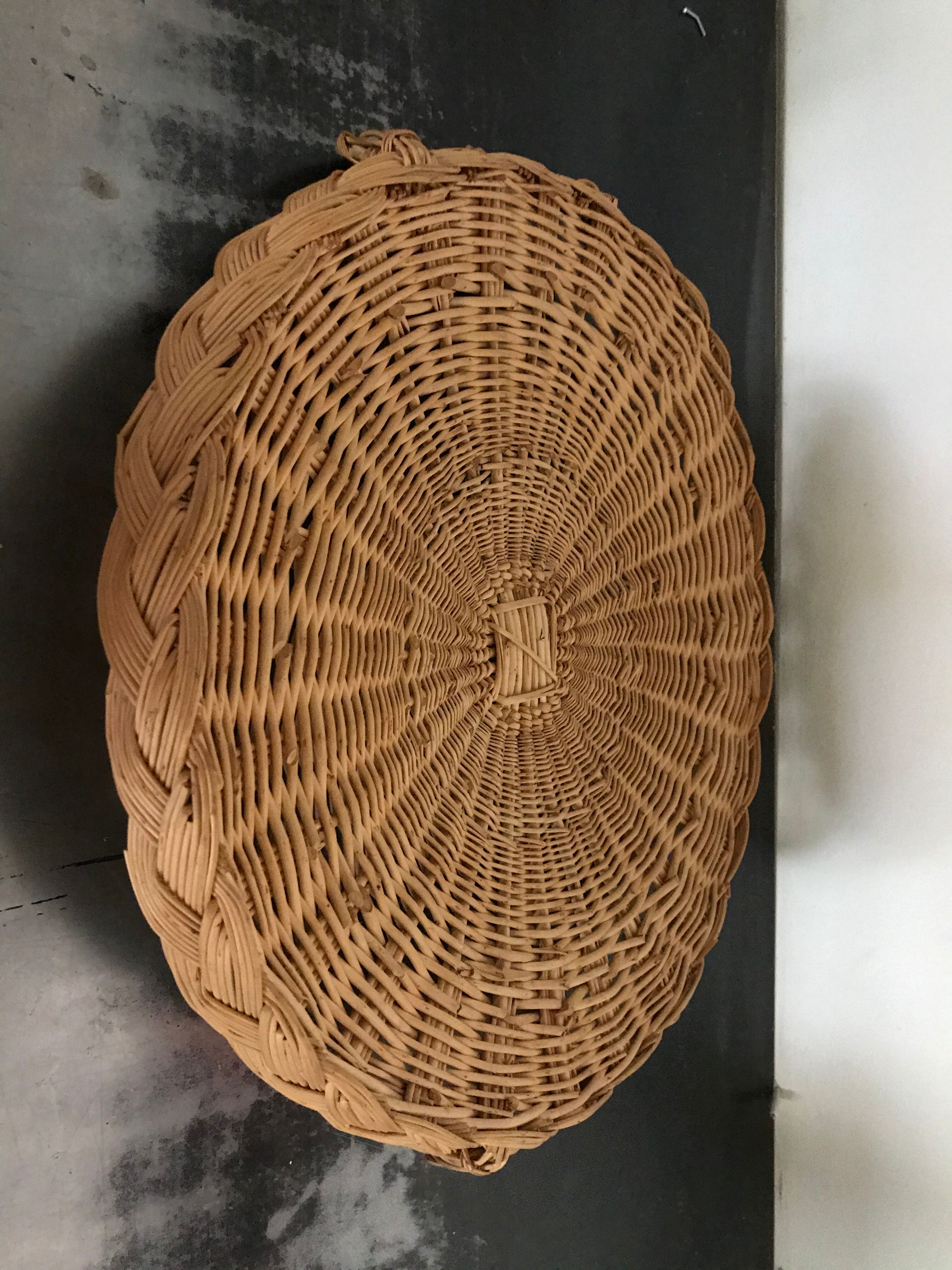 Wicker cheese platter
