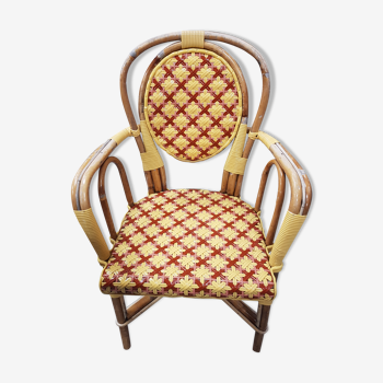 Yellow/red bistro chair